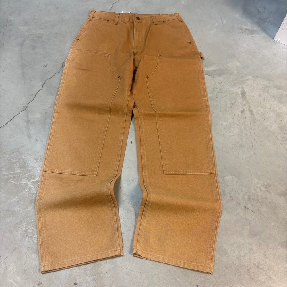 Vintage 90s Tan Carhartt Double Knee Carhartt Carpenter Pants